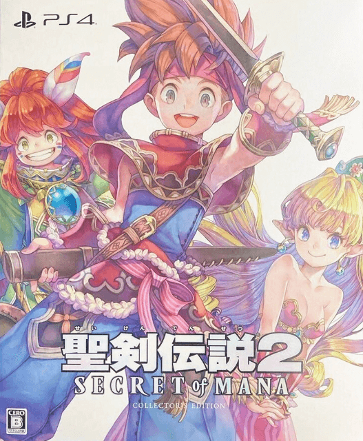 Secret of Mana box art for Playstation 4